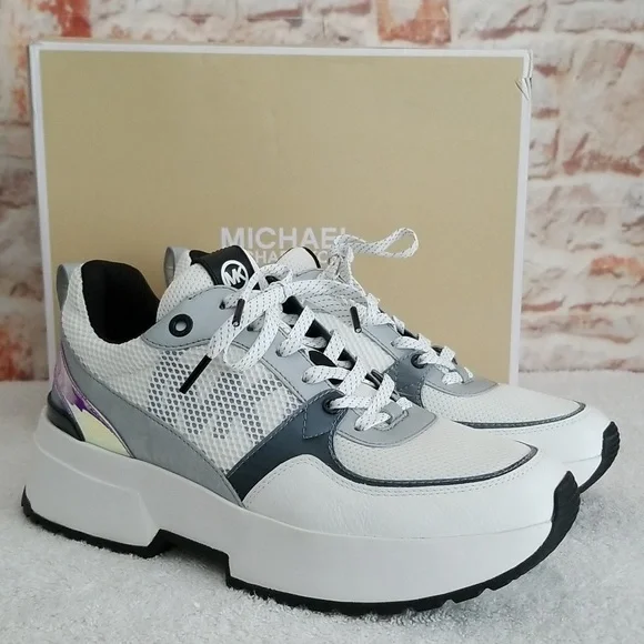 New Michael Kors Ballard Colorblock Nylon Sneakers - Picture 10 of 13